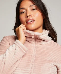Online Badjas Zip Fleece Vrouwen Badjassen