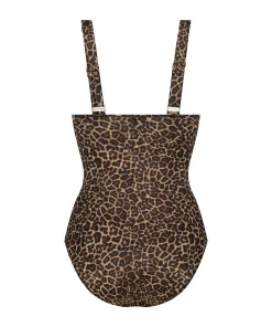Store Badpak Leopard Vrouwen Badpakken