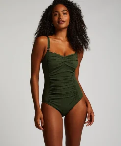 Flash Sale Badpak Scallop Vrouwen Badpakken