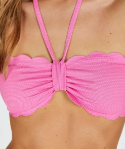Discount Bandeau Bikinitop Scallop Vrouwen Bikini'S