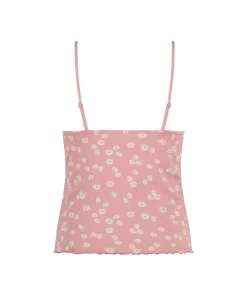 New Cami Top Rib Lace Vrouwen Pyjama'S