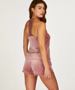 Online Cami Velours Lace Vrouwen Pyjama'S