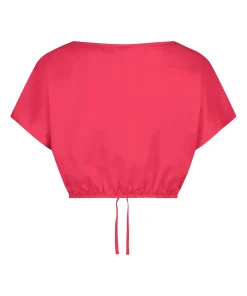 Store Crop Top Satin Vrouwen Pyjama'S