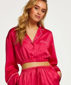 Cheap Cropped Jack Met Lange Mouwen Vrouwen Pyjama'S
