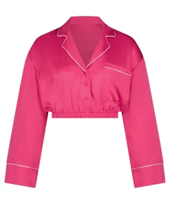 Cheap Cropped Jack Met Lange Mouwen Vrouwen Pyjama'S