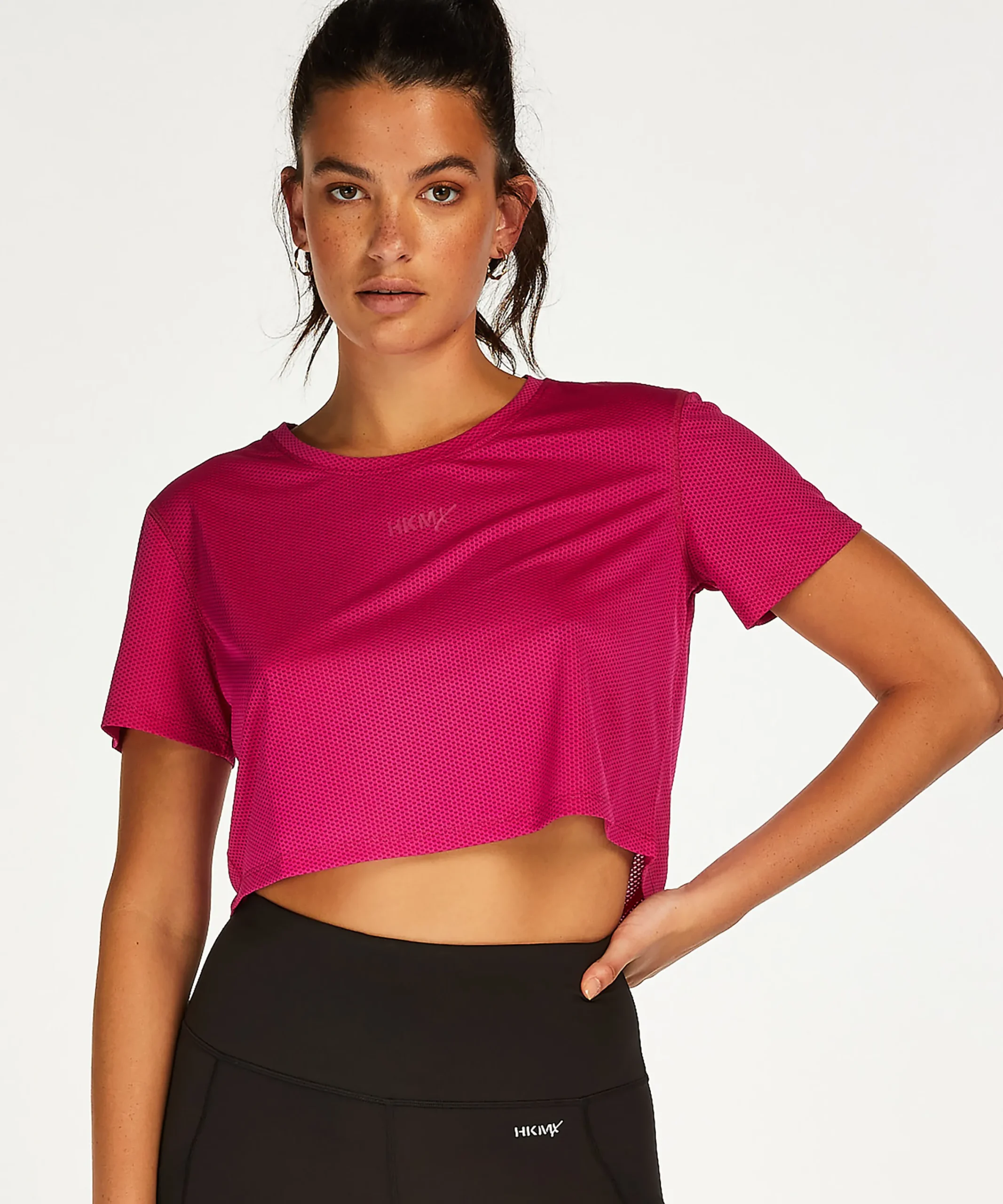 Discount Hkmx Crop Top Mesh Vrouwen Sport Tops