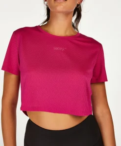 Discount Hkmx Crop Top Mesh Vrouwen Sport Tops
