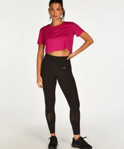Discount Hkmx Crop Top Mesh Vrouwen Sport Tops