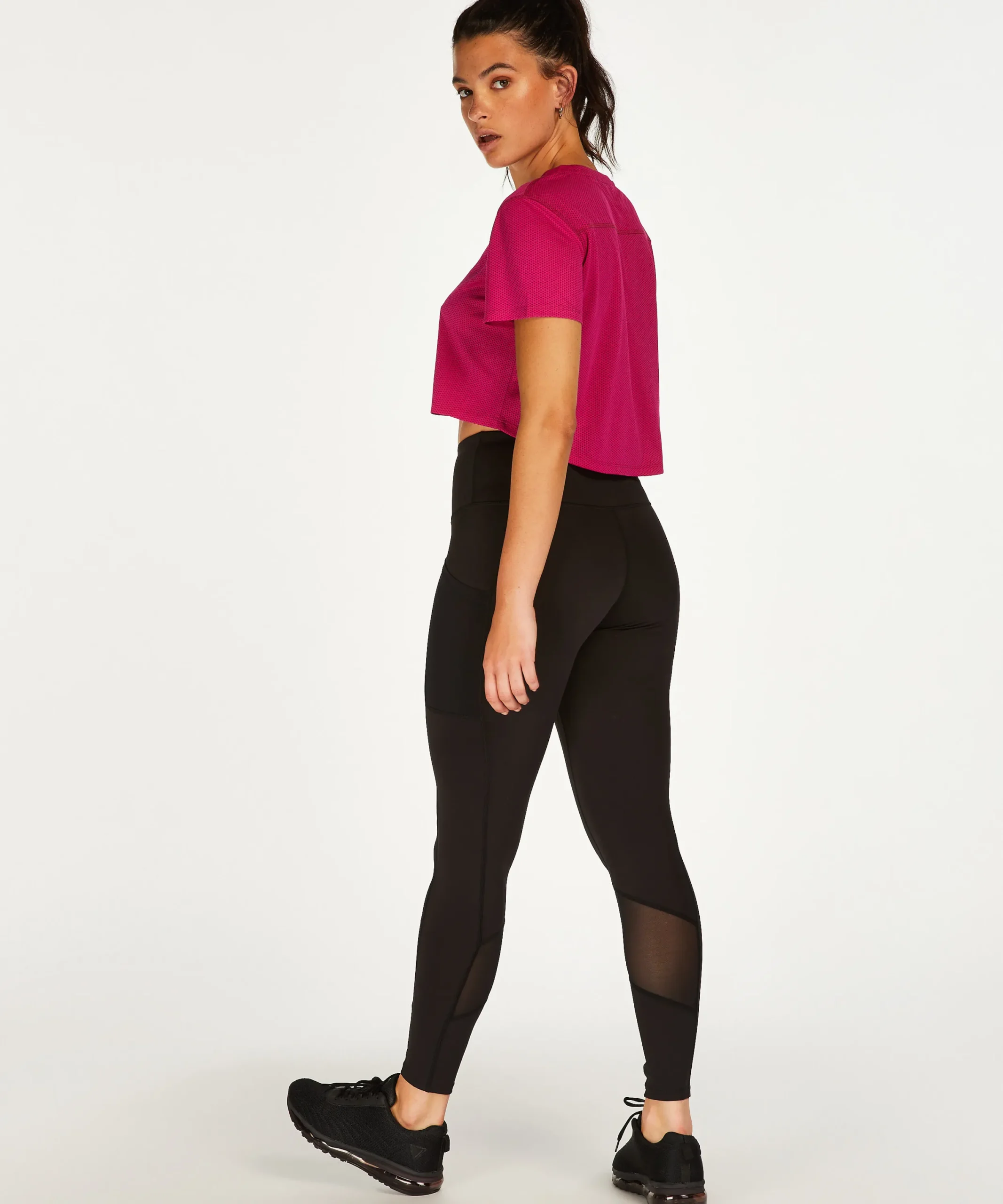 Discount Hkmx Crop Top Mesh Vrouwen Sport Tops