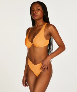 Sale Hoog Uitgesneden Bikinibroekje Scallop Vrouwen Bikini'S