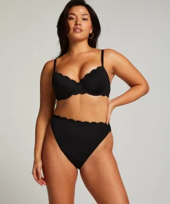 Cheap Hoog Uitgesneden Bikinibroekje Scallop Vrouwen Bikini'S