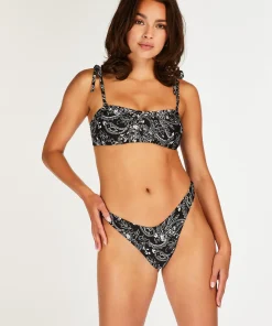 New Hoog Uitgesneden Brazilian Bikinibroekje Paisley Vrouwen Bikini'S
