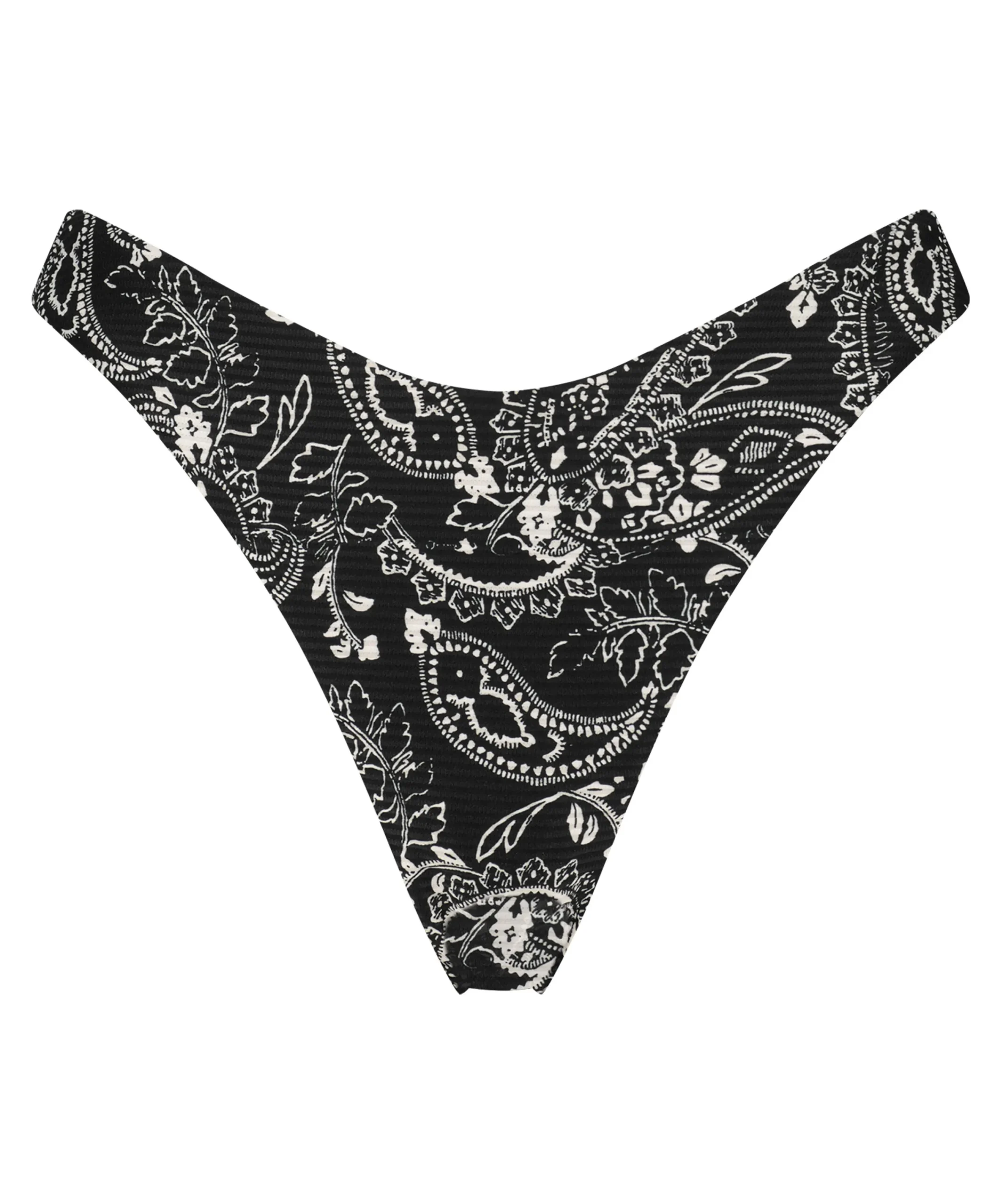 New Hoog Uitgesneden Brazilian Bikinibroekje Paisley Vrouwen Bikini'S
