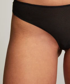 Store Invisible String Stripe Mesh Vrouwen Strings & Boxerstrings