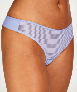 New Invisible String Stripe Mesh Vrouwen Strings & Boxerstrings