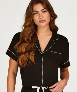 Fashion Jacket Jersey Essential Vrouwen Pyjamatops
