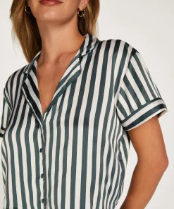 Shop Jacket Satin Vrouwen Pyjamatops