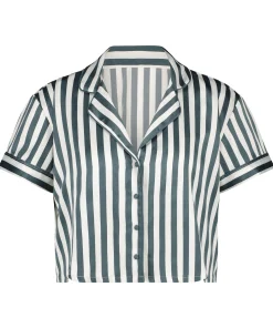 Shop Jacket Satin Vrouwen Pyjamatops