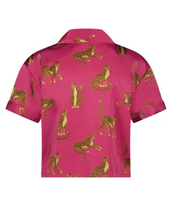 Discount Jacket Satin Vrouwen Pyjamatops