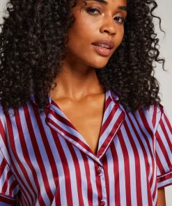 Outlet Jacket Satin Vrouwen Pyjamatops