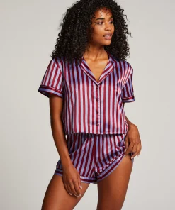 Outlet Jacket Satin Vrouwen Pyjamatops