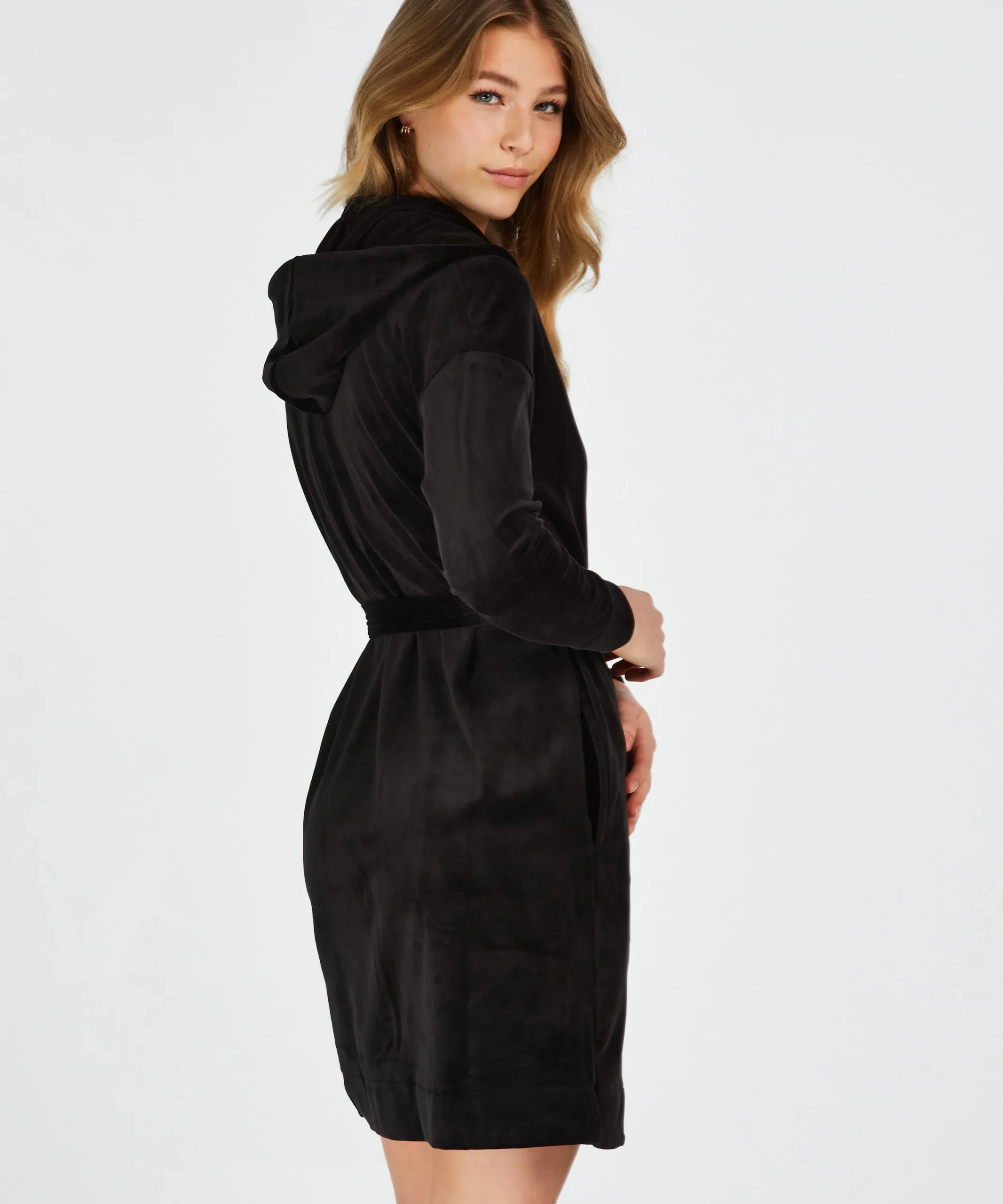 Best Sale Korte Badjas Velours Vrouwen Badjassen
