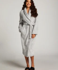 Cheap Lange Badjas Fleece Vrouwen Badjassen