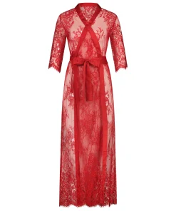 Best Sale Lange Kimono Allover Lace Vrouwen Kimono'S