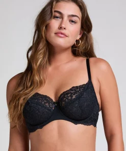 New Niet-Voorgevormde Beugel Bh Marine Vrouwen Grote Maten Bh'S