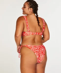 Cheap Niet-Voorgevormde Beugel Bikinitop Paisley Vrouwen Bikini'S