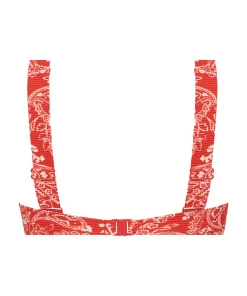 Cheap Niet-Voorgevormde Beugel Bikinitop Paisley Vrouwen Bikini'S
