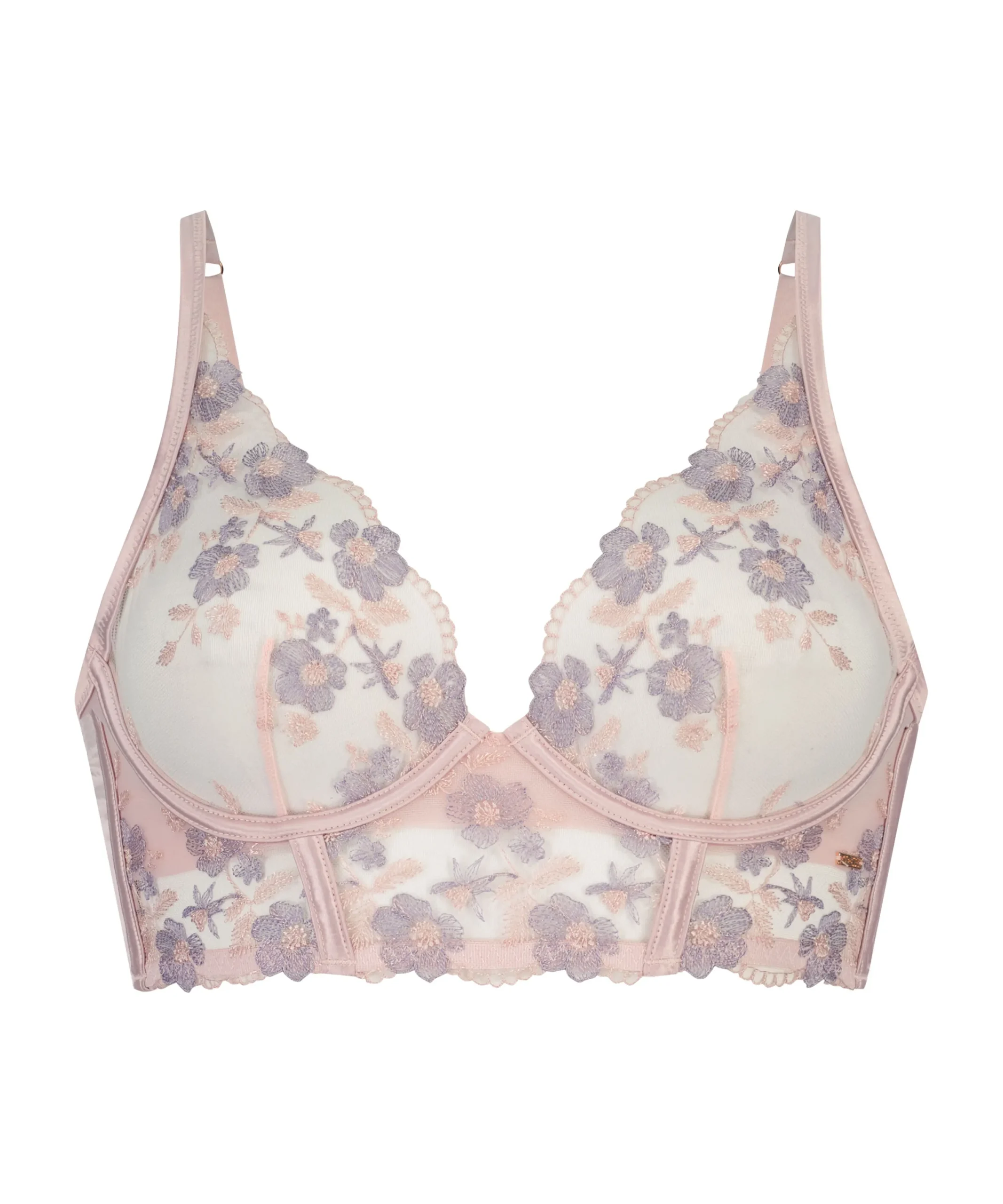 Best Sale Niet-Voorgevormde Longline Beugel Bh Sofia Vrouwen Beugel Bh'S