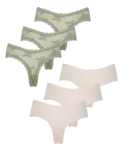 Flash Sale 6-Pack Brazilian V-Shape Mesh Vrouwen Brazilians & V-Shapes
