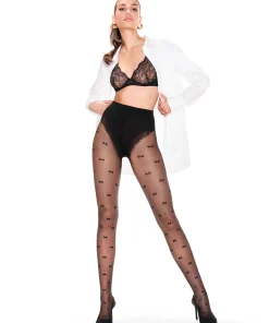 Best Sale Panty 15 Denier Bow Vrouwen Panty'S