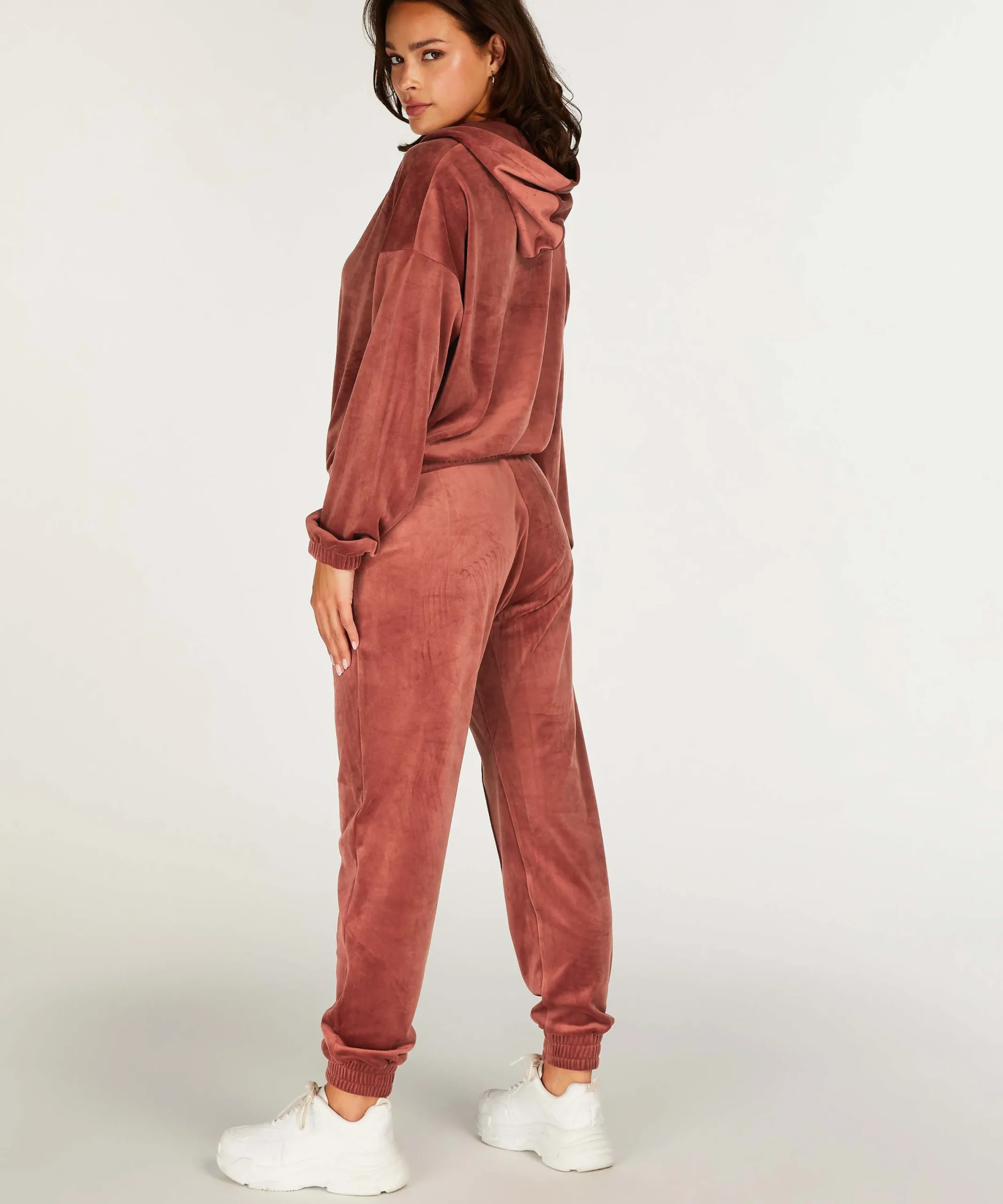 Sale Petite Joggingbroek Velours Vrouwen Pyjama'S