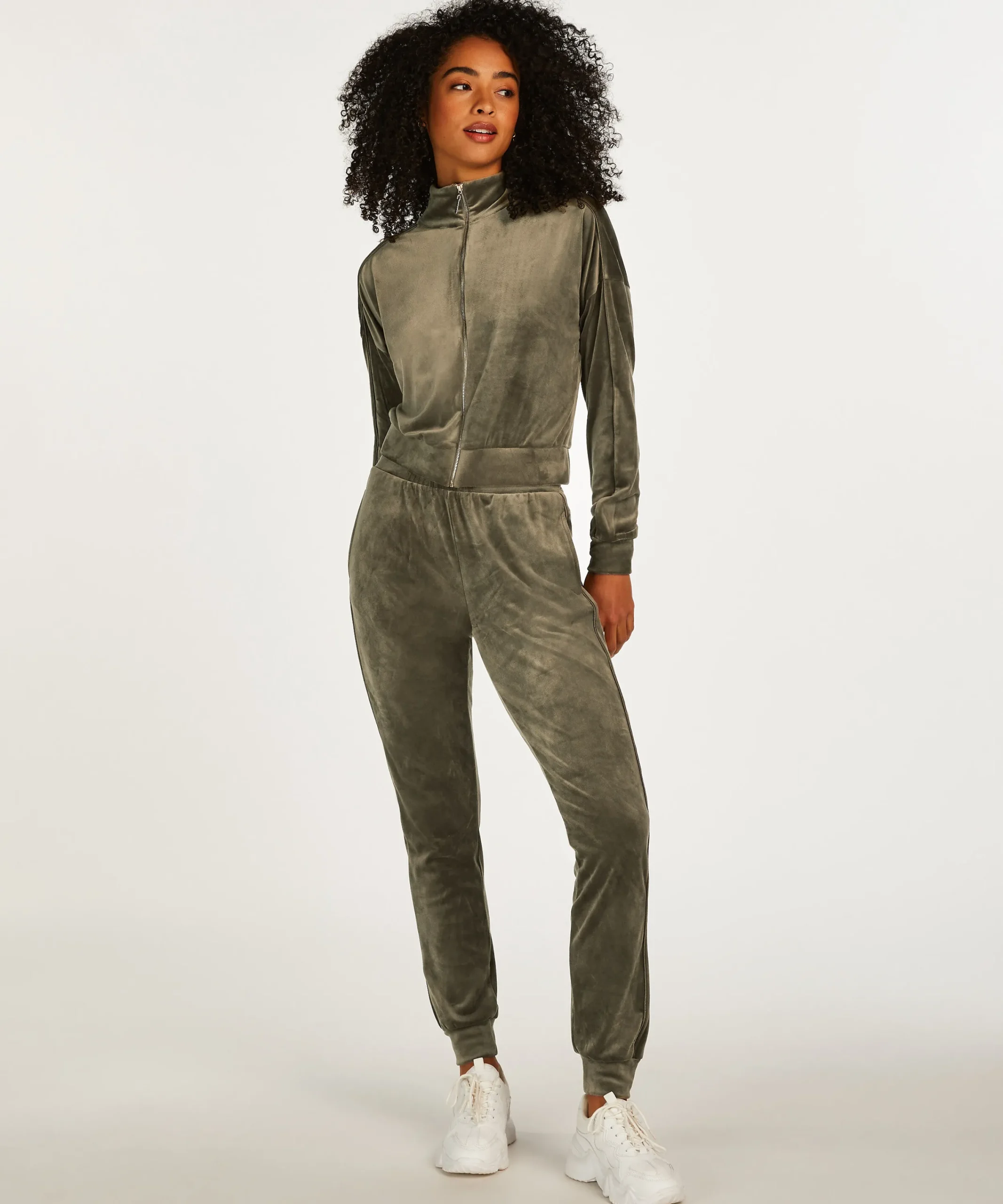 Cheap Petite Joggingbroek Velours Vrouwen Pyjama'S