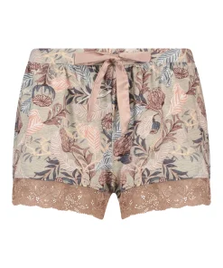 Fashion Pyjama Short Jersey Lace Vrouwen Pyjama'S
