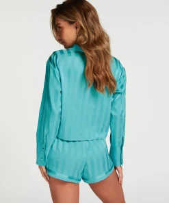 Outlet Pyjama Short Satin Vrouwen Pyjama'S