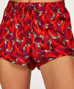 Clearance Pyjama Short Satin Vrouwen Pyjama'S