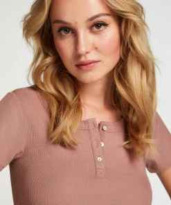 Cheap Pyjama Top Henley Vrouwen Pyjama'S