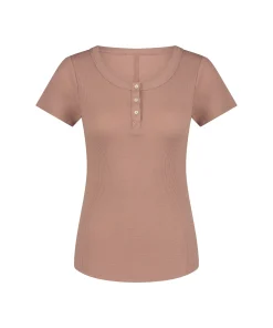 Cheap Pyjama Top Henley Vrouwen Pyjama'S