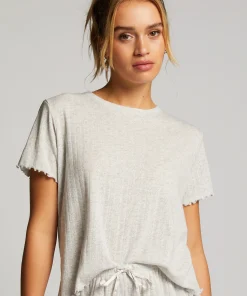 Fashion Pyjama Top Korte Mouwen Loose Fit Vrouwen Pyjama'S