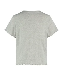 Fashion Pyjama Top Korte Mouwen Loose Fit Vrouwen Pyjama'S