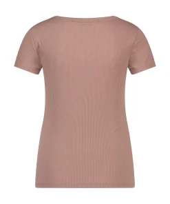 New Pyjamatop Korte Mouwen Henley Vrouwen Pyjama'S