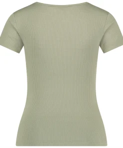 Best Pyjamatop Korte Mouwen Henley Vrouwen Pyjama'S