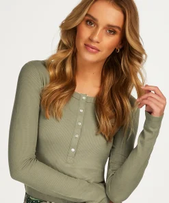 Outlet Pyjamatop Lange Mouwen Vrouwen Pyjama'S