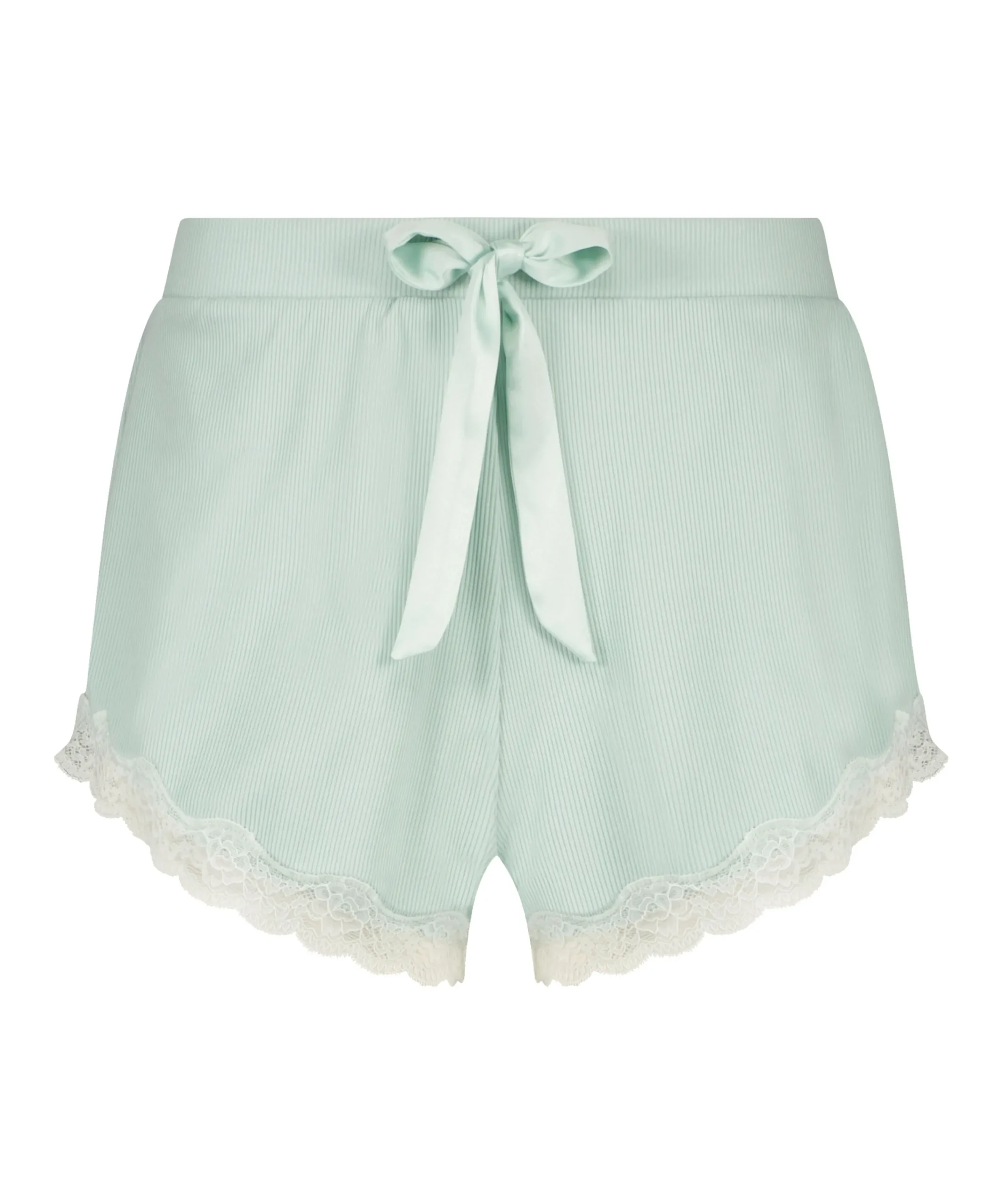 Cheap Ribbed Lace Shorts Vrouwen Pyjama'S