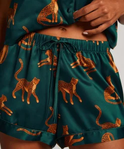 Hot Satin Shorts Vrouwen Pyjama'S