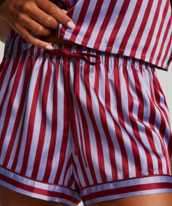 Fashion Satin Shorts Vrouwen Pyjama'S