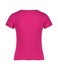 Cheap Shirt Met Korte Mouwen Rib Vrouwen Pyjama'S